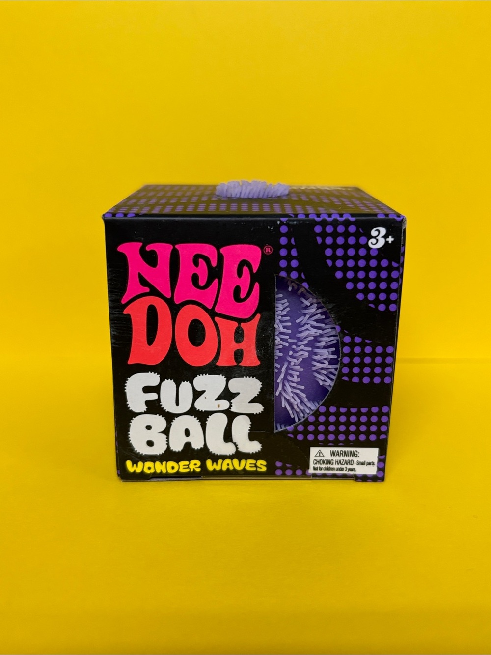 Needoh Fuzz Ball Wonder Waves - Purple / New